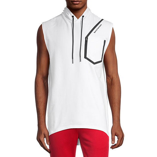 Sports Illustrated French Terry Muscle Mens Sleeveless Hoodie