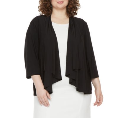R & M Richards Womens 3/4 Sleeve Shrug Plus JCPenney
