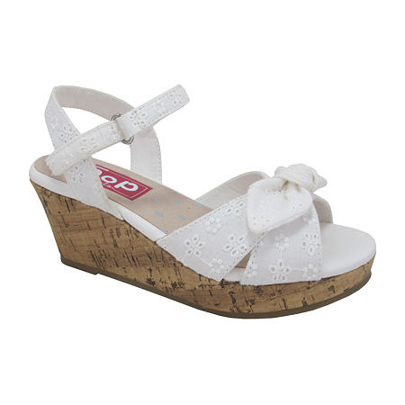  Pop Little & Big Girls Zennia Wedge Sandals