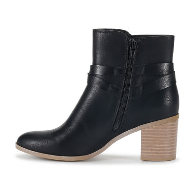 Frye and Co. Womens Italia Stacked Heel Booties