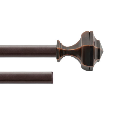Deco Window Hexagon Double Curtain Rod, Color Copper JCPenney