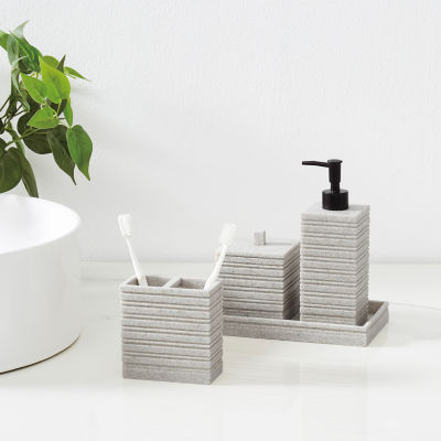 Frye and Co. Sandstone Bathroom Canister