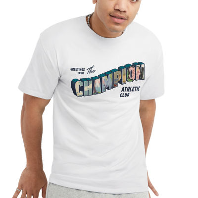 Champion Mens Crew Neck Short Sleeve T-Shirt