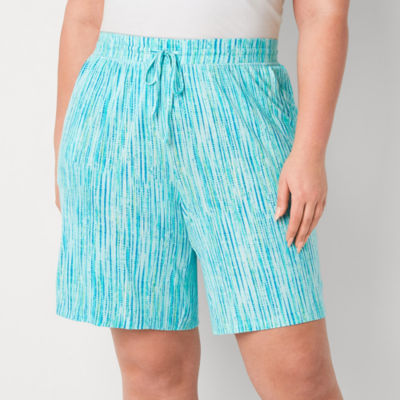 Ambrielle Womens Plus Pajama Shorts JCPenney