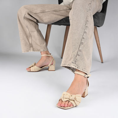 Journee Collection Womens Zevi Heeled Sandals