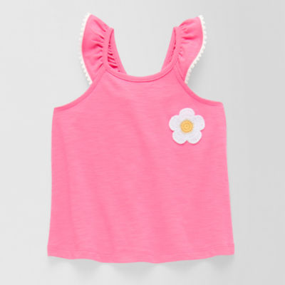 Okie Dokie Toddler & Little Girls Round Neck Tank Top