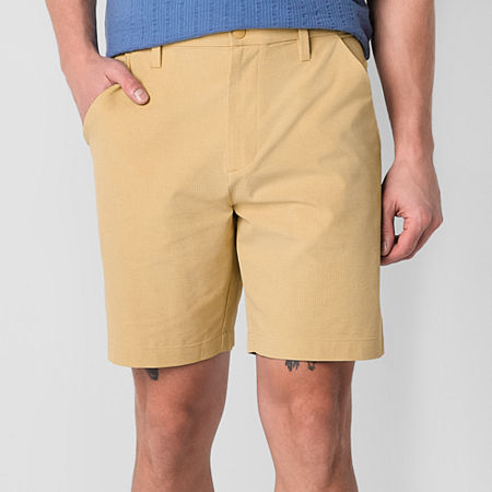 Stylus 8" Mens Chino Short, 32, Brown