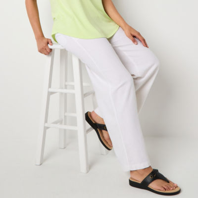 St. John's Bay Womens Wide Leg High Rise Trouser