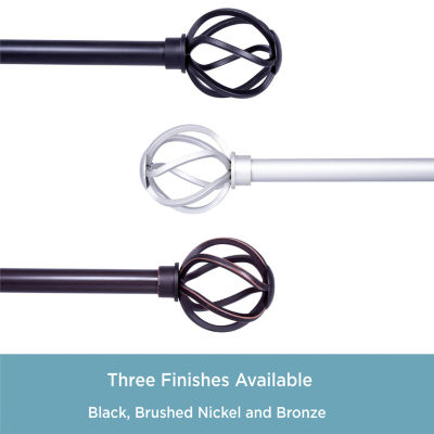 Kenney Cage Ball 5/8 IN Adjustable Curtain Rod