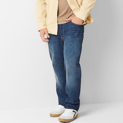 Arizona Advance Flex 360 Big and Tall Mens Regular Fit Tapered Leg Relaxed Fit Jean