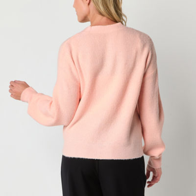 Liz Claiborne Womens V Neck Long Sleeve Cardigan