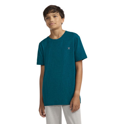 Hurley Dri-Fit Big Kid Boys Crew Neck Short Sleeve Regular Fit Graphic T-Shirt