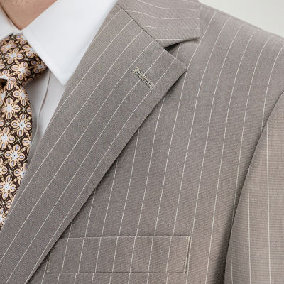 Haggar JMH Mens Classic Fit Striped Suit Jacket