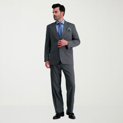 Haggar Mens Regular Fit Dress Flat Front Pant