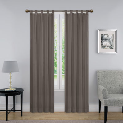 Pairs To Go Montana Tab Top Light-Filtering Set of 2 Curtain Panel