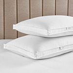 Fieldcrest Luxury Jacquard Firm Density Antimicrobial Treated Down Pillow