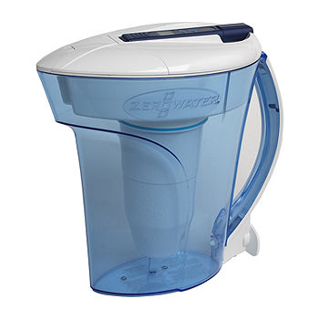 ZeroWater 10 Cup Ready Pour Water Filter Pitcher ZD-101RP, Color: Blue -  JCPenney