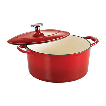 Tramontina Enameled Cast Iron 7-Qt. Covered Round Dutch Oven