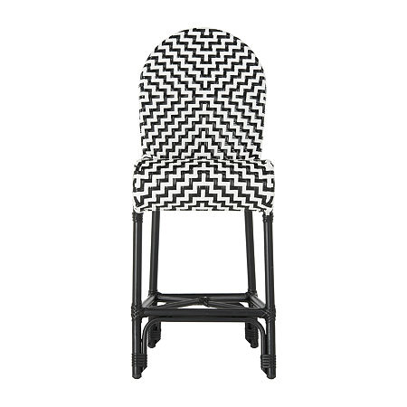 Shea Patio Bar Stool, One Size, Black