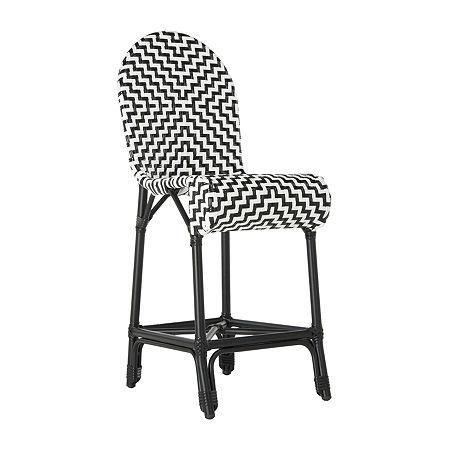 Shea Patio Bar Stool, One Size, Black