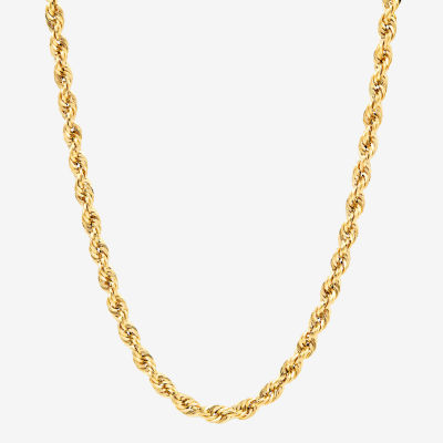 Unisex Adult 14K Gold 24 Inch Rope Chain Necklace - JCPenney