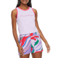 Juicy By Juicy Couture Ringer Womens Crew Neck Sleeveless Tank Top Deals