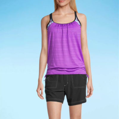 Zeroxposur Tankini Swimsuit Top and Bottoms, Color Liquorice JCPenney