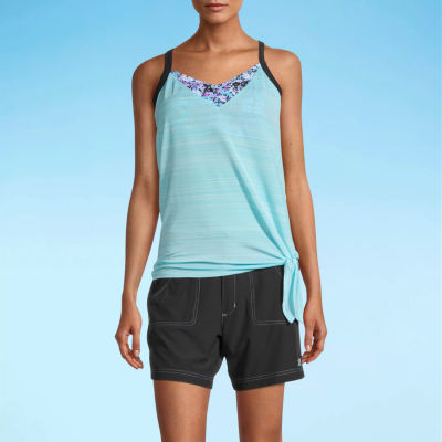 Zeroxposur Tankini Swimsuit Top and Bottoms, Color Liquorice JCPenney