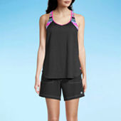 Zeroxposur Plus Tankini Swimsuit Top and Bottoms