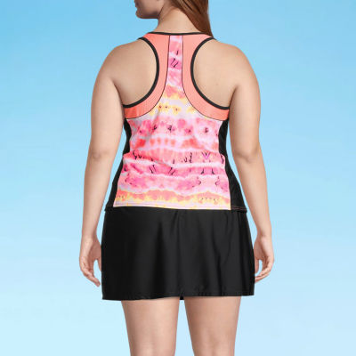 Zeroxposur Plus Tankini Swimsuit Top and Bottoms