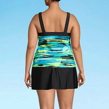 Zeroxposur Plus Tankini Swimsuit Top and Bottoms, Color: Liquorice -  JCPenney