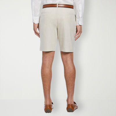 Cubavera Linen Blend 9" Mens Chino Short