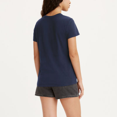 Levi's Womens Crew Neck Short Sleeve Graphic T-Shirt