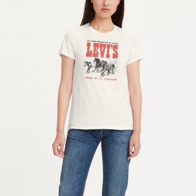 Levi's® The Perfect Tee Womens Crew Neck Short Sleeve T-Shirt