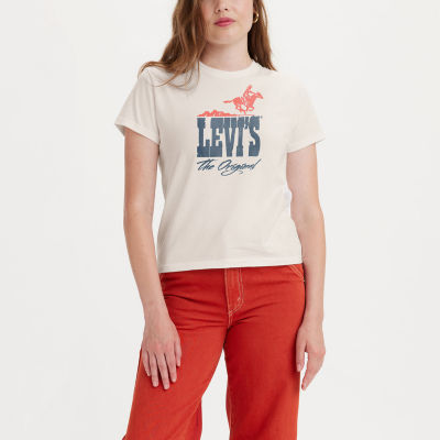 Levi's Womens Crew Neck Short Sleeve T-Shirt