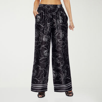 Premier Amour Womens Wide Leg Pull-On Pants