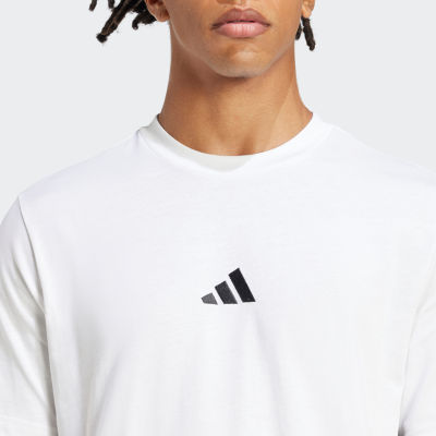 adidas Mens Crew Neck Short Sleeve Active Big and Tall T-Shirt