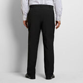 Van Heusen Everyday Defense Mens Big and Tall Straight Fit Flat Front Pant
