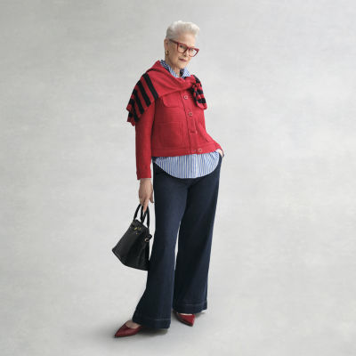 Liz Claiborne Womens Classic Fit Suit Jacket