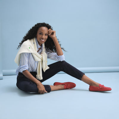 Liz Claiborne Kingslie Womens Moc Closed Toe Loafers