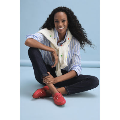 Liz Claiborne Kingslie Womens Moc Closed Toe Loafers