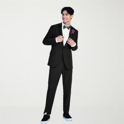 J. Ferrar Ultra Comfort Mens Stretch Fabric Slim Fit Tuxedo Suit Separates