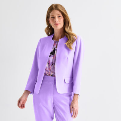 Black Label by Evan-Picone Womens Classic Fit Suit Jacket