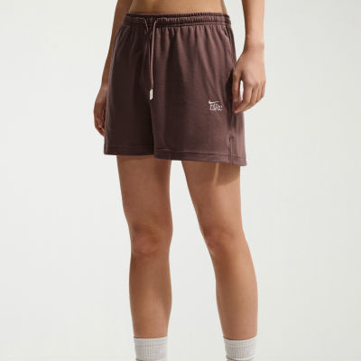 Nike Womens 4" Mid Rise Moisture Wicking Drawstring Waist Active Pull-On Short