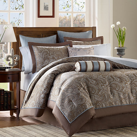 Madison Park Whitman 12-pc. Complete Bedding Set with Sheets