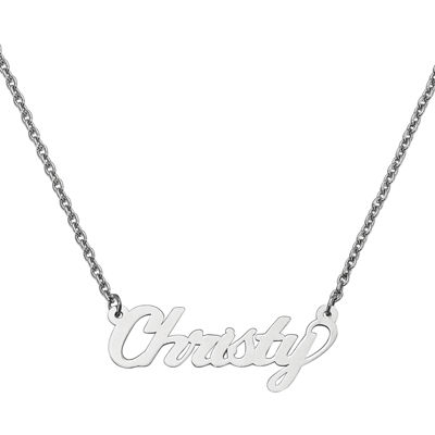 Personalized 14x37mm Cursive Name Necklace JCPenney