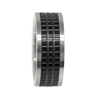 Mens Two-Tone Stainless Steel Band