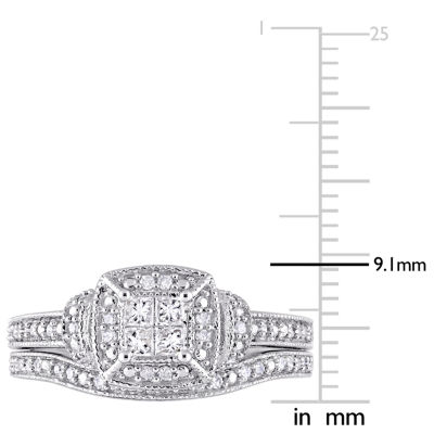 Womens / CT. T.W. Mined White Diamond 10K Gold Bridal Set