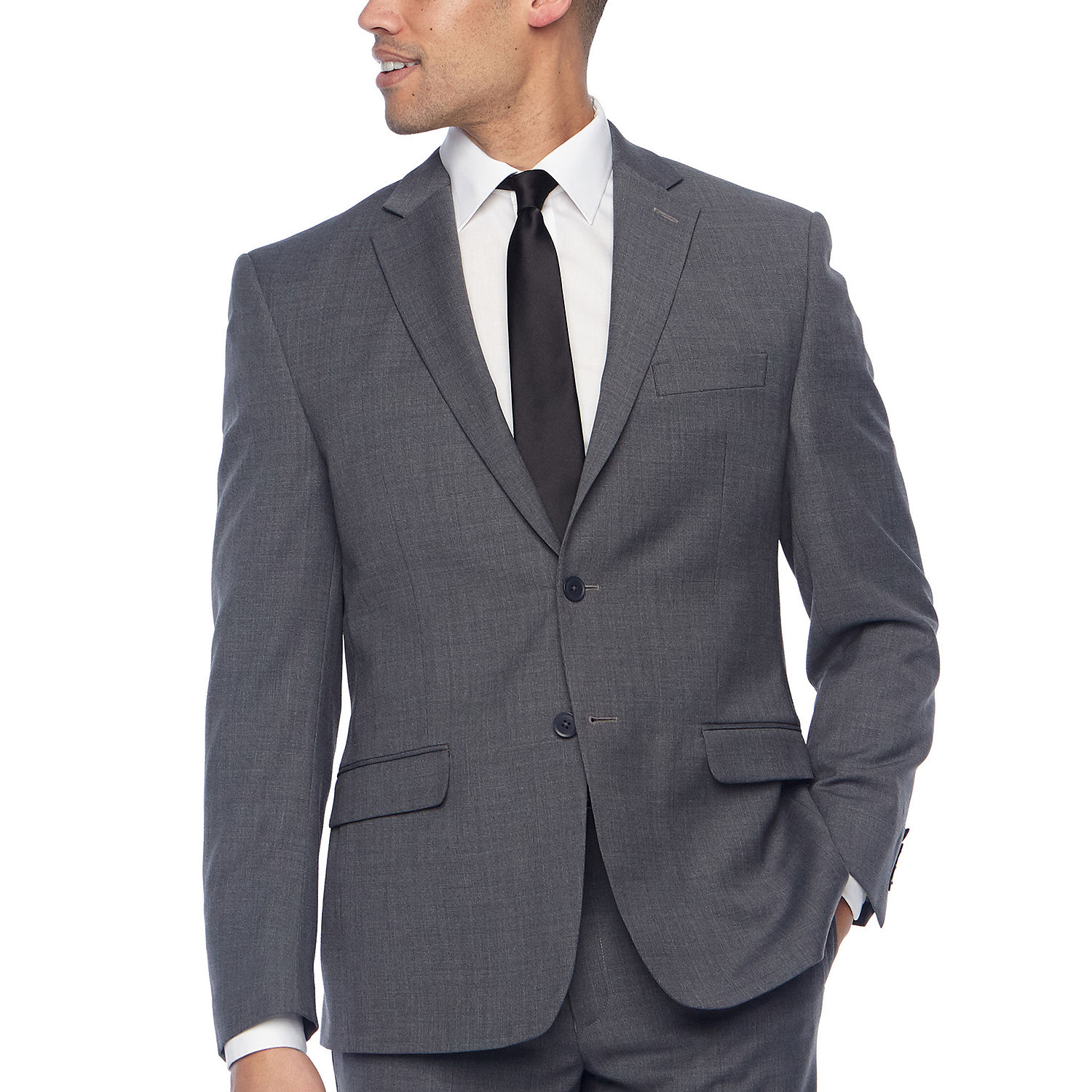 Collection By Michael Strahan Mens Classic Fit Suit Jacket, Color: Grey ...