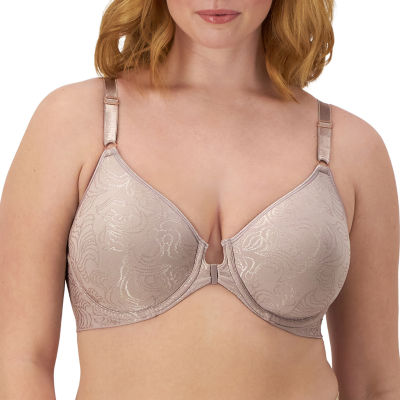 Bali Convertible Contour B546 Beige Lace Overlay Full-Coverage Bra 42C NWOT